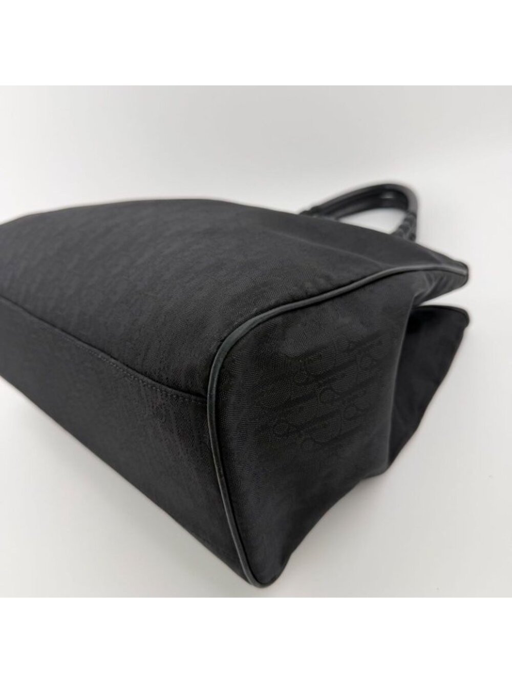 Dior Tote Black Nylon Canvas Vintage - Picture 11 of 15